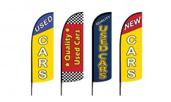 New & Used Cars Advertising Flags